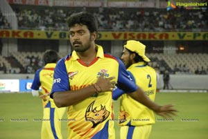 Chennai Rhinos-Karnataka Bulldozers Celebrity Cricket League Final Match