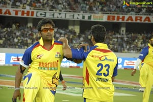 Chennai Rhinos-Karnataka Bulldozers Celebrity Cricket League Final Match