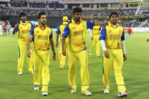 Chennai Rhinos-Karnataka Bulldozers Celebrity Cricket League Final Match