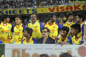 Chennai Rhinos-Karnataka Bulldozers Celebrity Cricket League Final Match