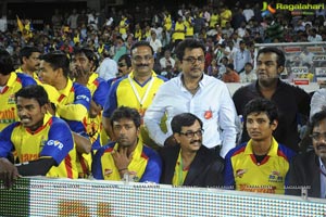 Chennai Rhinos-Karnataka Bulldozers Celebrity Cricket League Final Match