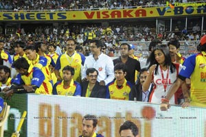 Chennai Rhinos-Karnataka Bulldozers Celebrity Cricket League Final Match