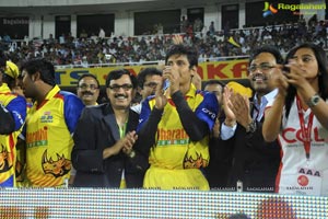 Chennai Rhinos-Karnataka Bulldozers Celebrity Cricket League Final Match