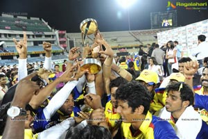 Chennai Rhinos won on Karnataka Bulldozers in Finals