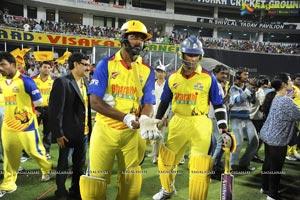 Chennai Rhinos won on Karnataka Bulldozers in Finals