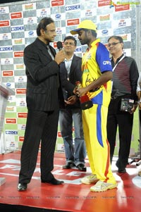 Chennai Rhinos won on Karnataka Bulldozers in Finals