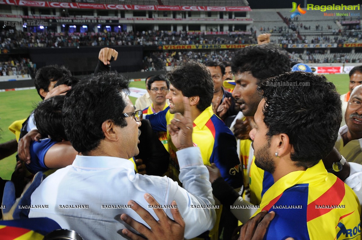 Chennai Warriors won on Karnataka Bulldozers