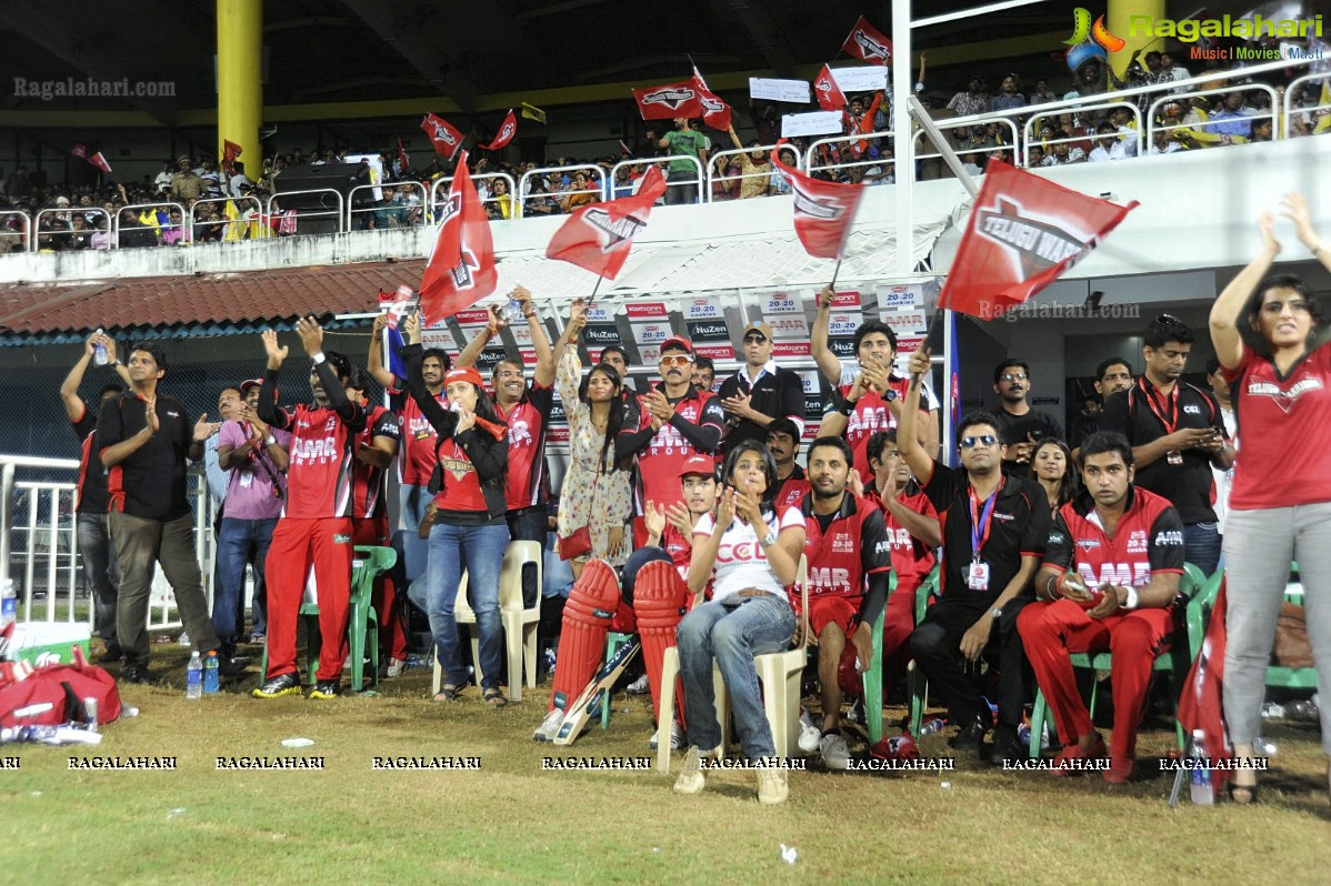 CCL 2012 Semi Finals: Telugu Warriors Vs Chennai Rhinos