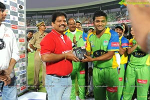 Kerala Strikers-Bengal Tigers Celebrity Cricket League Match at Visakhapatnam