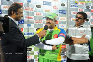 Kerala Strikers-Bengal Tigers Celebrity Cricket League Match at Visakhapatnam