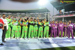 Kerala Strikers-Bengal Tigers Celebrity Cricket League Match at Visakhapatnam