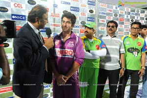 Kerala Strikers-Bengal Tigers Celebrity Cricket League Match at Visakhapatnam