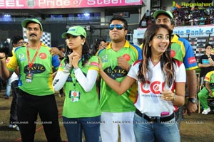 Kerala Strikers-Bengal Tigers Celebrity Cricket League Match at Visakhapatnam