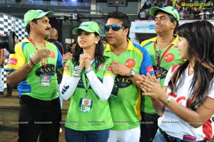 Kerala Strikers-Bengal Tigers Celebrity Cricket League Match at Visakhapatnam