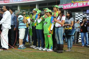 Kerala Strikers-Bengal Tigers Celebrity Cricket League Match at Visakhapatnam