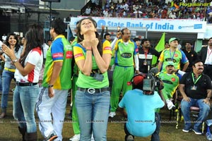 Kerala Strikers-Bengal Tigers Celebrity Cricket League Match at Visakhapatnam