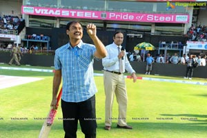 Kerala Strikers-Bengal Tigers Celebrity Cricket League Match at Visakhapatnam