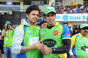 Kerala Strikers-Bengal Tigers Celebrity Cricket League Match at Visakhapatnam