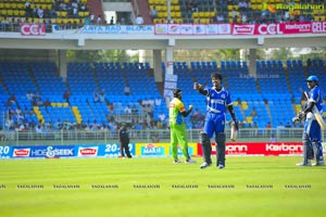 Kerala Strikers-Karnataka Bulldozers Celebrity Cricket League Match at Visakhapatnam