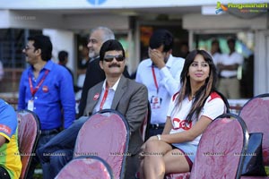 Kerala Strikers-Karnataka Bulldozers Celebrity Cricket League Match at Visakhapatnam