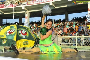 Kerala Strikers-Karnataka Bulldozers Celebrity Cricket League Match at Visakhapatnam