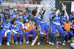 Kerala Strikers-Karnataka Bulldozers Celebrity Cricket League Match at Visakhapatnam