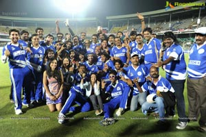 Kerala Strikers-Karnataka Bulldozers Celebrity Cricket League Match at Visakhapatnam