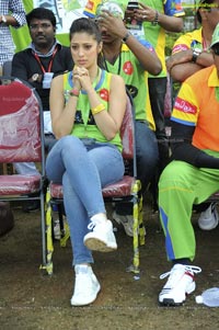 Kerala Strikers-Karnataka Bulldozers Celebrity Cricket League Match at Visakhapatnam