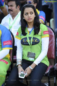 Kerala Strikers-Karnataka Bulldozers Celebrity Cricket League Match at Visakhapatnam