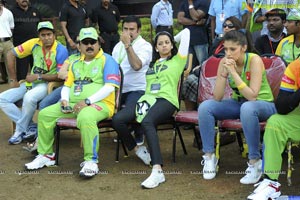 Kerala Strikers-Karnataka Bulldozers Celebrity Cricket League Match at Visakhapatnam