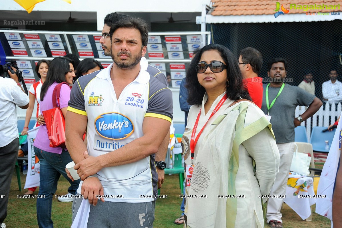 CCL 2012 Semi Finals: Mumbai Heroes Vs Karnataka Bulldozers