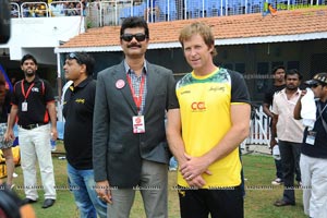 Mumbai Heroes-Karnataka Bulldozers Semi Final Celebrity Cricket Match at Chennai