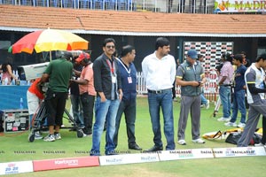 Mumbai Heroes-Karnataka Bulldozers Semi Final Celebrity Cricket Match at Chennai