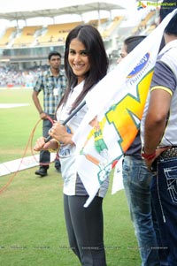 Mumbai Heroes-Karnataka Bulldozers Semi Final Celebrity Cricket Match at Chennai