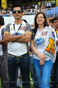 Mumbai Heroes-Karnataka Bulldozers Semi Final Celebrity Cricket Match at Chennai