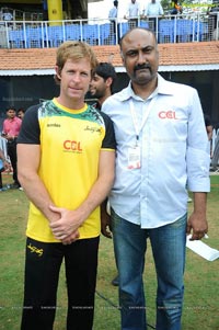 Mumbai Heroes-Karnataka Bulldozers Semi Final Celebrity Cricket Match at Chennai