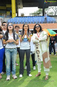 Mumbai Heroes-Karnataka Bulldozers Semi Final Celebrity Cricket Match at Chennai