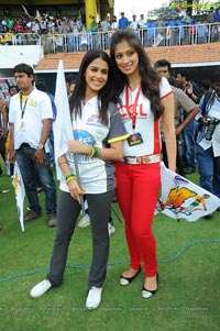 Mumbai Heroes-Karnataka Bulldozers Semi Final Celebrity Cricket Match at Chennai