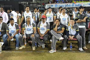 Bengal Tigers-Mumbai Indians Celebrity Cricket League Match at Visakhapatnam