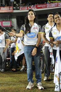 Bengal Tigers-Mumbai Indians Celebrity Cricket League Match at Visakhapatnam