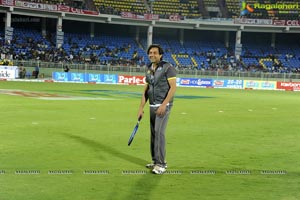 Bengal Tigers-Mumbai Indians Celebrity Cricket League Match at Visakhapatnam