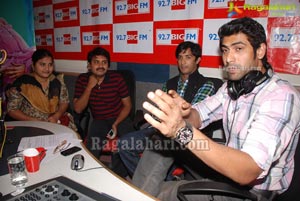 Rana at Big FM for Naa Ishtam Promotion