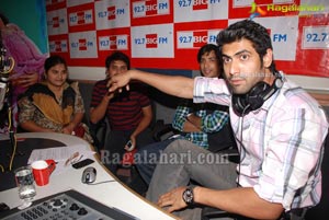 Rana at Big FM for Naa Ishtam Promotion