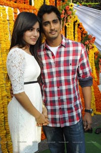 Siddarth-Samantha Film Muhurat