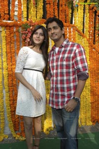 Siddarth-Samantha Film Muhurat