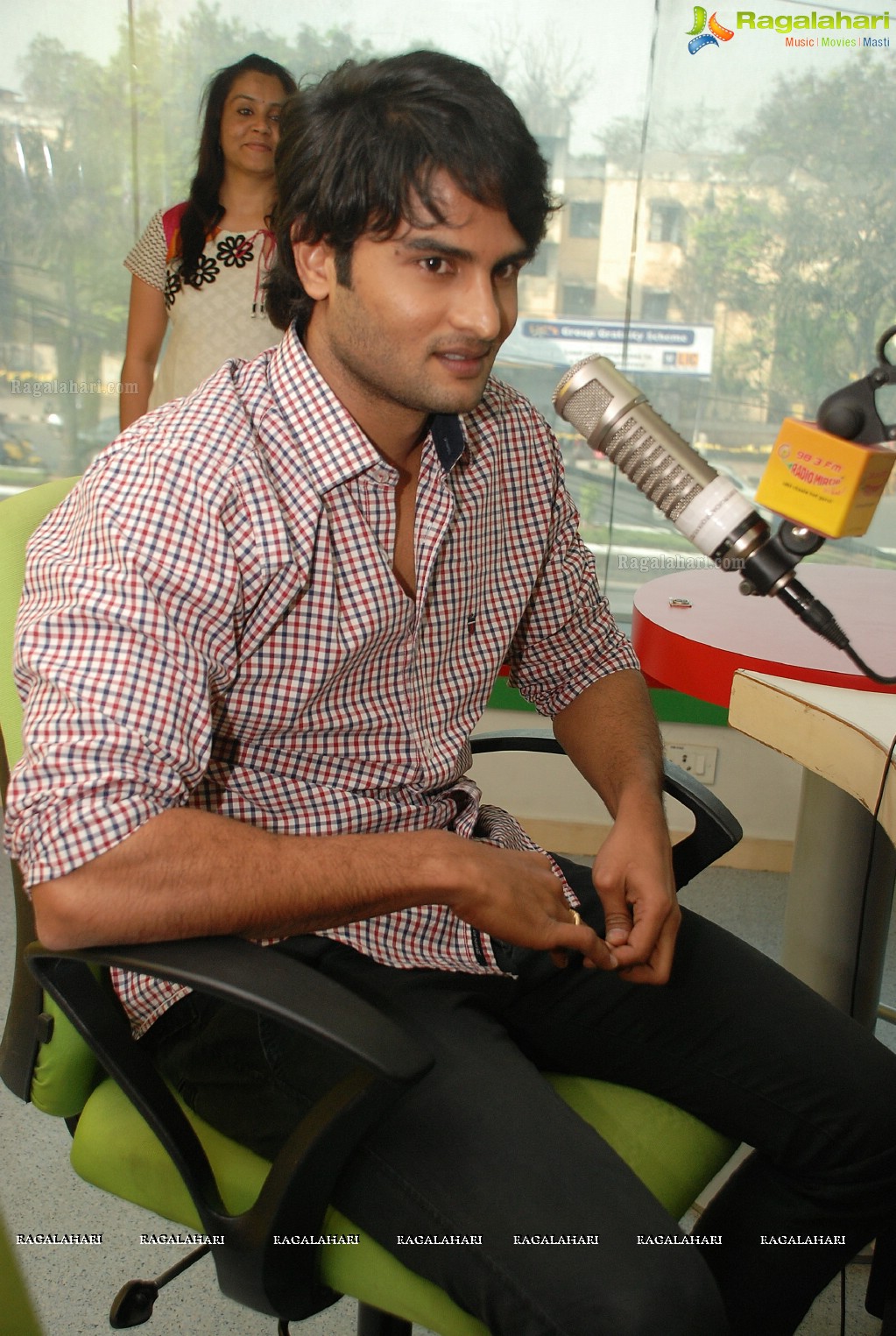 Naga Sudhir Babu at Radio Mirchi