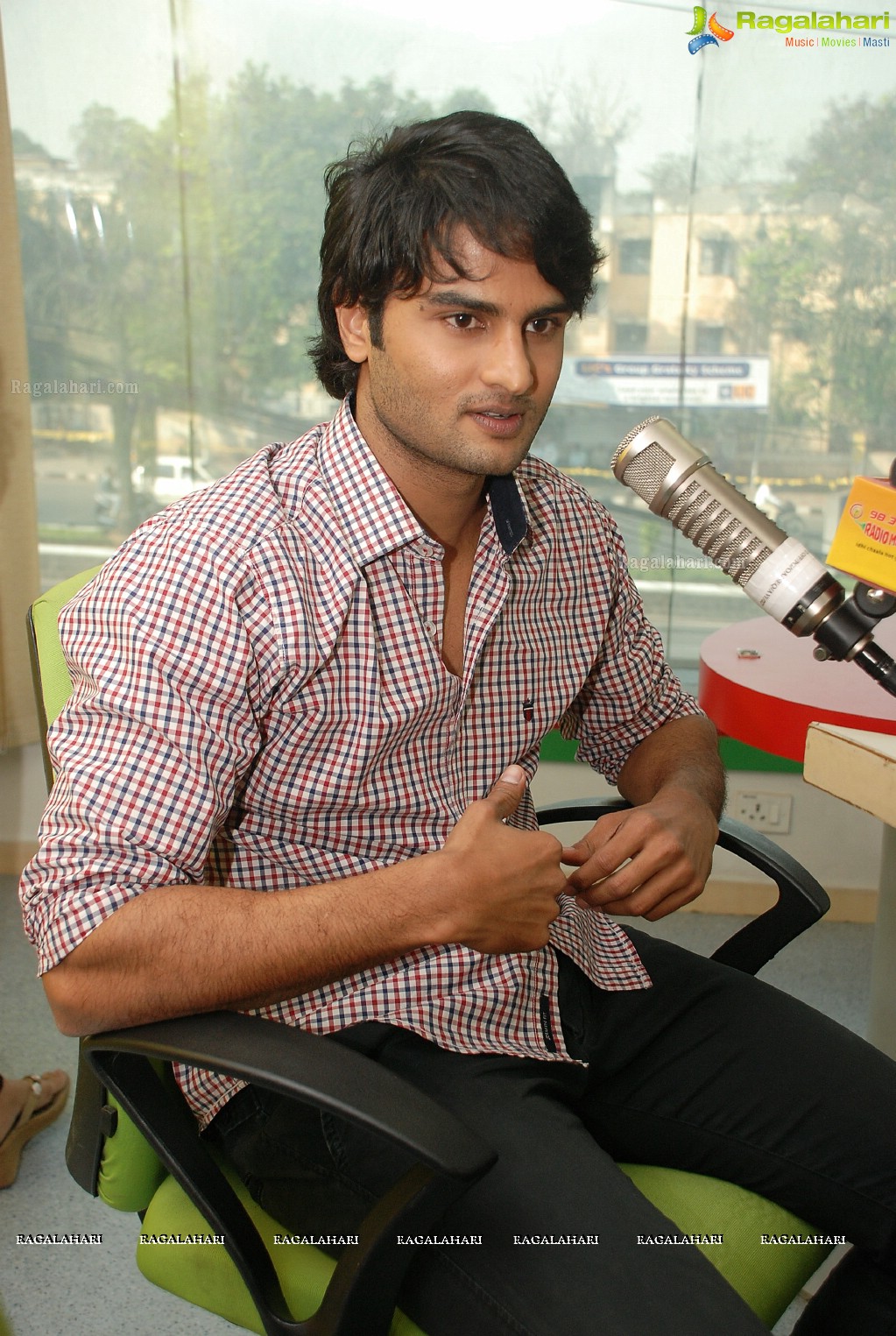 Naga Sudhir Babu at Radio Mirchi