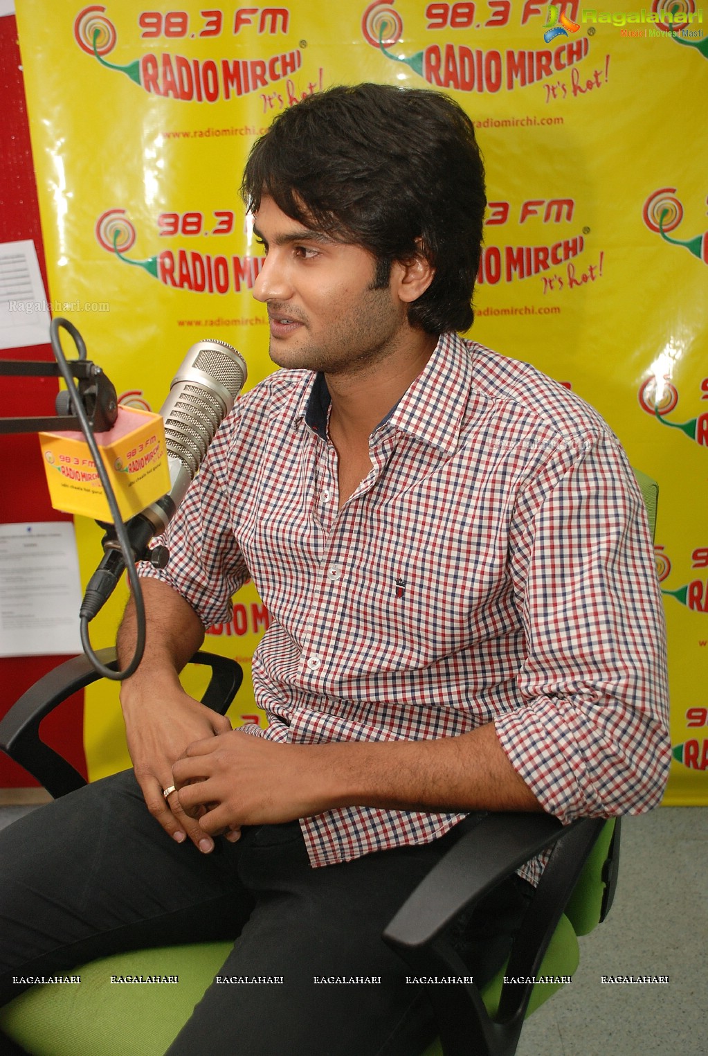 Naga Sudhir Babu at Radio Mirchi