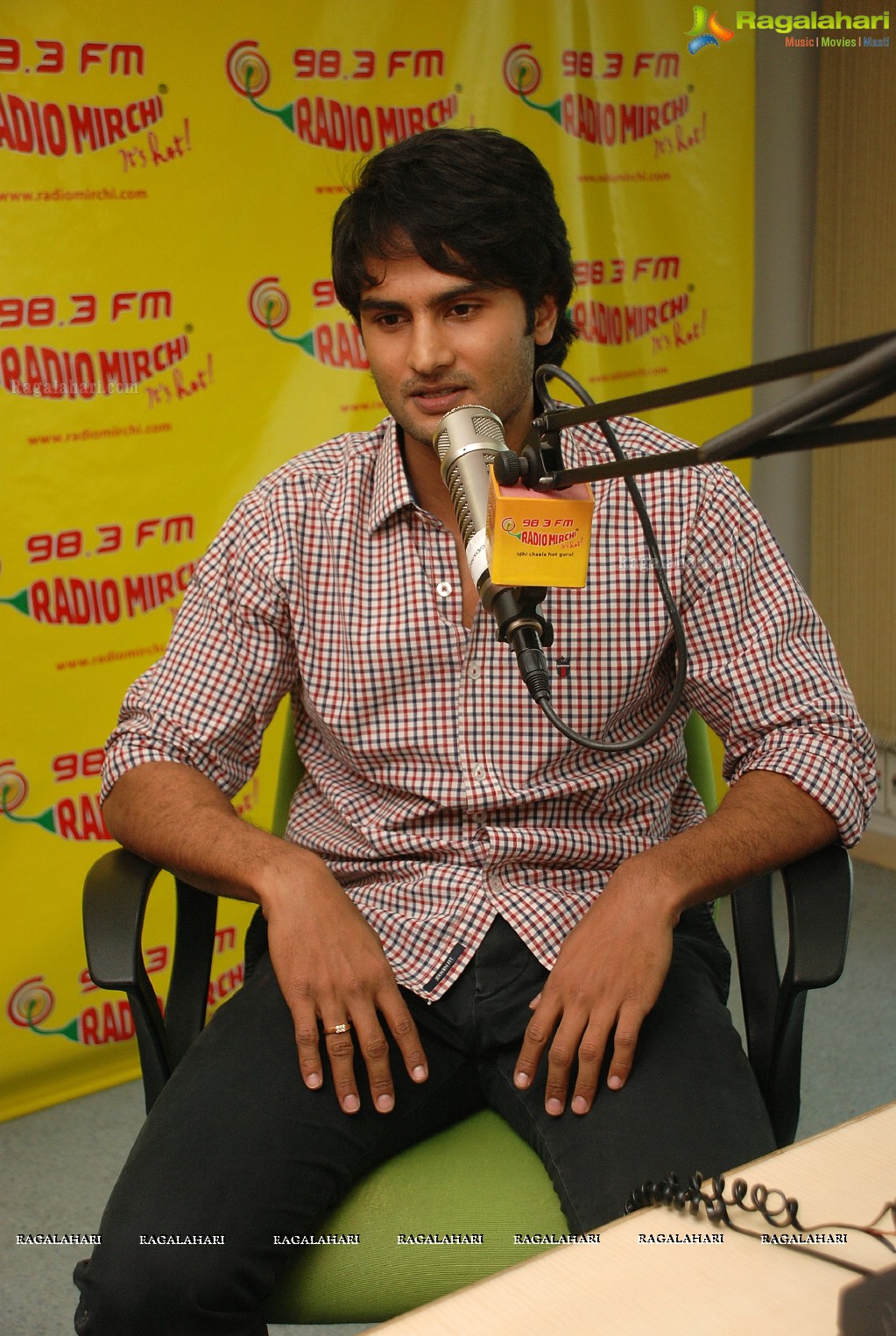 Naga Sudhir Babu at Radio Mirchi