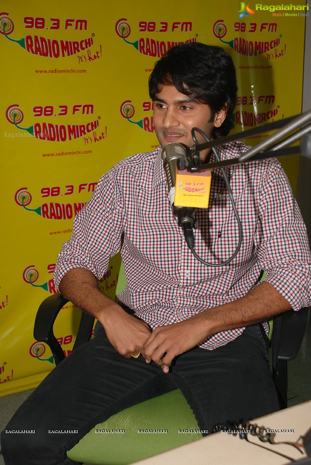 Naga Sudhir Babu at Radio Mirchi